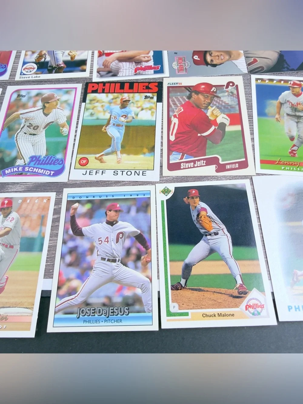 Philadelphia Phillies Baseball Card Lot (24) Mike Schmidt Upper Deck